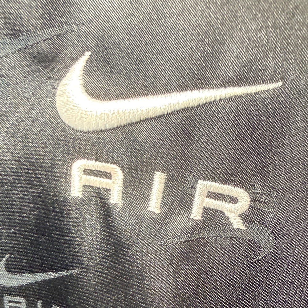 Nike Air Women's Bomber Jacket Satin Finish Medium Black - Picture 10 of 12